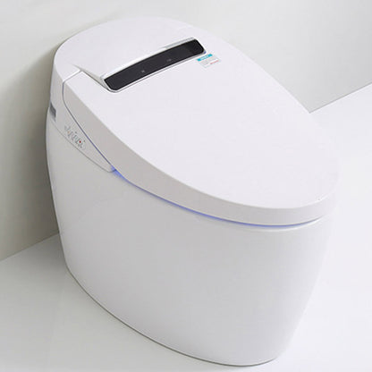 Modern All-In-One Skirted Toilet Bowl Siphon Jet Toilet with Seat for Bathroom Dryer Not Included (Standard) 16" Clearhalo 'Bathroom Remodel & Bathroom Fixtures' 'Home Improvement' 'home_improvement' 'home_improvement_toilets' 'Toilets & Bidets' 'Toilets' 6549090