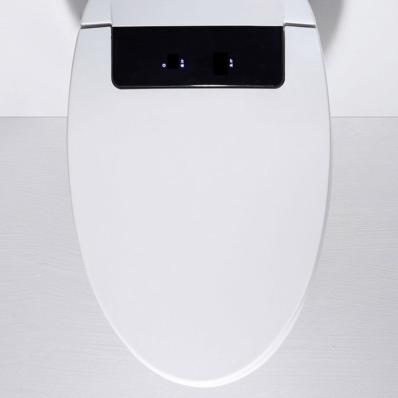 Modern All-In-One Skirted Toilet Bowl Siphon Jet Toilet with Seat for Bathroom Radar Flip (Upgrading) 12" Clearhalo 'Bathroom Remodel & Bathroom Fixtures' 'Home Improvement' 'home_improvement' 'home_improvement_toilets' 'Toilets & Bidets' 'Toilets' 6549093