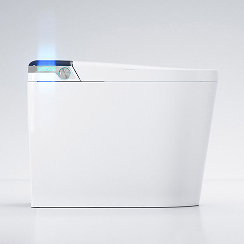 Modern All-In-One Toilet Bowl Siphon Jet Skirted Toilet with Seat for Bathroom Clearhalo 'Bathroom Remodel & Bathroom Fixtures' 'Home Improvement' 'home_improvement' 'home_improvement_toilets' 'Toilets & Bidets' 'Toilets' 6549130