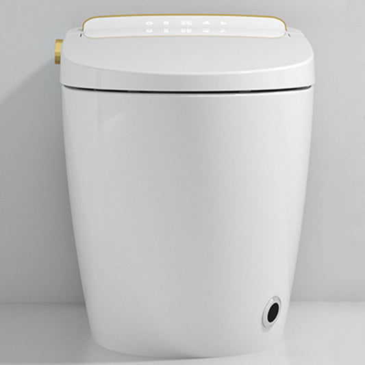 Modern White Concealed Tank Toilet Skirted ABS Floor Mounted Flush Toilet with Seat Clearhalo 'Bathroom Remodel & Bathroom Fixtures' 'Home Improvement' 'home_improvement' 'home_improvement_toilets' 'Toilets & Bidets' 'Toilets' 6549171