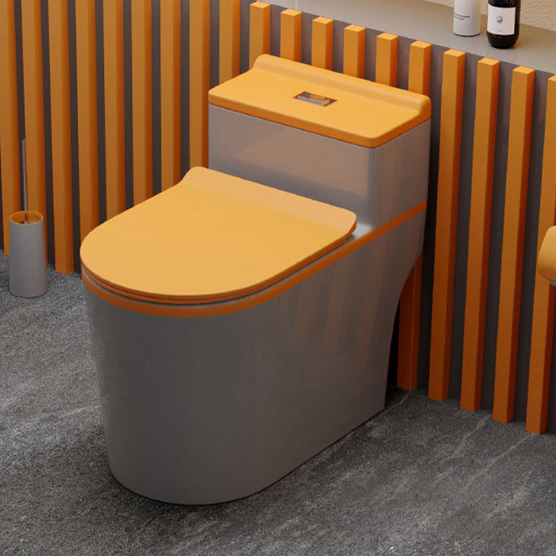 Skirted Toilet Floor Traditional Mount One-Piece Toilet with Slow Close Seat Clearhalo 'Bathroom Remodel & Bathroom Fixtures' 'Home Improvement' 'home_improvement' 'home_improvement_toilets' 'Toilets & Bidets' 'Toilets' 6549214