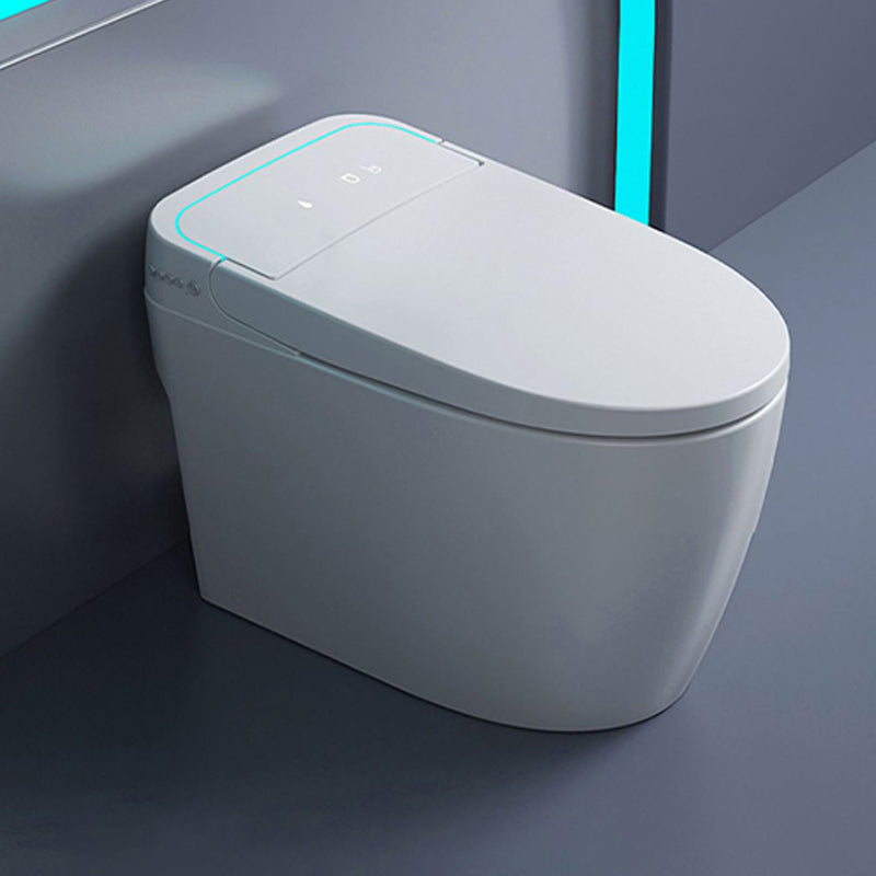 Modern Concealed Tank Toilet Skirted ABS Floor Mount Flush Toilet with Seat White Clearhalo 'Bathroom Remodel & Bathroom Fixtures' 'Home Improvement' 'home_improvement' 'home_improvement_toilets' 'Toilets & Bidets' 'Toilets' 6549242