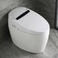 Modern Concealed Tank Toilet Bowl Skirted ABS Floor Mount Flush Toilet with Seat Automatic Lid( Top Configuration) Clearhalo 'Bathroom Remodel & Bathroom Fixtures' 'Home Improvement' 'home_improvement' 'home_improvement_toilets' 'Toilets & Bidets' 'Toilets' 6549257