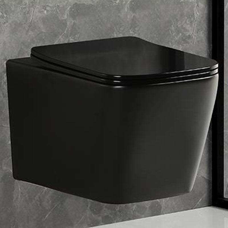 Wall Mount Flush Toilet One-Piece Toilet Contemporary Porcelain Toilet Clearhalo 'Bathroom Remodel & Bathroom Fixtures' 'Home Improvement' 'home_improvement' 'home_improvement_toilets' 'Toilets & Bidets' 'Toilets' 6549297