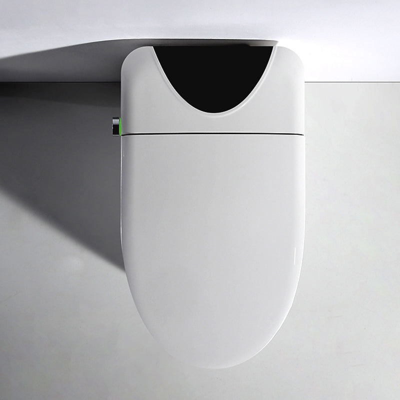 Modern Concealed Tank Toilet Skirted ABS Floor Mounted Flush Toilet with Seat 16" Manual Flip Clearhalo 'Bathroom Remodel & Bathroom Fixtures' 'Home Improvement' 'home_improvement' 'home_improvement_toilets' 'Toilets & Bidets' 'Toilets' 6549303