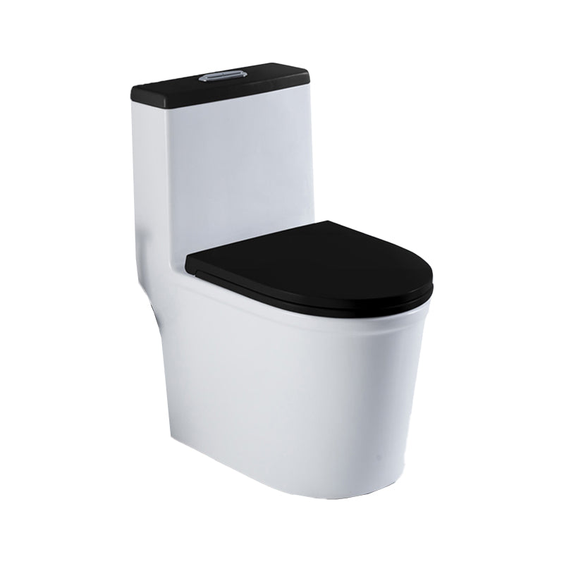 Skirted Toilet Traditional Floor Mount One-Piece Toilet with Slow Close Seat Clearhalo 'Bathroom Remodel & Bathroom Fixtures' 'Home Improvement' 'home_improvement' 'home_improvement_toilets' 'Toilets & Bidets' 'Toilets' 6549326