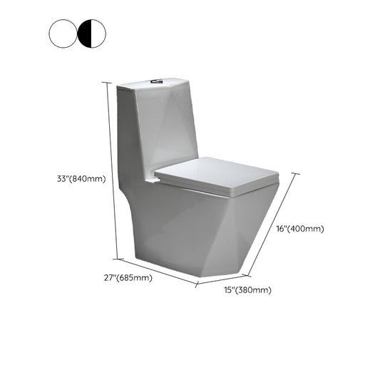 Skirted Toilet Traditional Floor Mount One-Piece Toilet with Slow Close Seat Clearhalo 'Bathroom Remodel & Bathroom Fixtures' 'Home Improvement' 'home_improvement' 'home_improvement_toilets' 'Toilets & Bidets' 'Toilets' 6549352