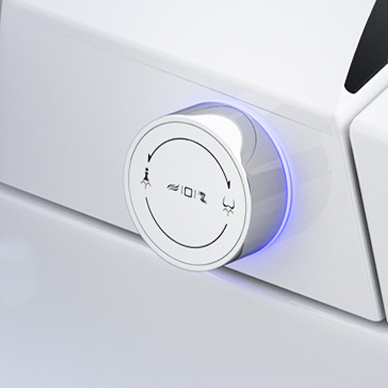 Modern Concealed Tank Toilet Skirted ABS Wall Mount Flush Toilet with Seat Clearhalo 'Bathroom Remodel & Bathroom Fixtures' 'Home Improvement' 'home_improvement' 'home_improvement_toilets' 'Toilets & Bidets' 'Toilets' 6549802