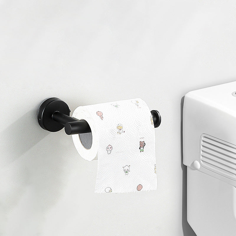 Modern Stainless Steel Bathroom Hardware Set Brushed Chrome Towel Bar/Ring & Robe Hooks Clearhalo 'Bathroom Hardware Sets' 'Bathroom Hardware' 'Bathroom Remodel & Bathroom Fixtures' 'bathroom_hardware_sets' 'Home Improvement' 'home_improvement' 'home_improvement_bathroom_hardware_sets' 6550786