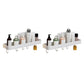 Contemporary Bathroom Accessory Set Metal Bath Shelf in White 2 Piece Set Bath Shelf （With Hook 16"L） Clearhalo 'Bathroom Hardware Sets' 'Bathroom Hardware' 'Bathroom Remodel & Bathroom Fixtures' 'bathroom_hardware_sets' 'Home Improvement' 'home_improvement' 'home_improvement_bathroom_hardware_sets' 6550853