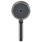 Matte Black Handheld Shower Head Modern 3-Jet Round Wall-Mount Handheld Shower Head Silver Gray Clearhalo 'Bathroom Remodel & Bathroom Fixtures' 'Home Improvement' 'home_improvement' 'home_improvement_shower_heads' 'Shower Heads' 'shower_heads' 'Showers & Bathtubs Plumbing' 'Showers & Bathtubs' 6555435