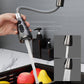 Touch 2 Modes Faucet Pull down Sprayer Bar Faucet 1-Handle Standard Kitchen Faucet Clearhalo 'Home Improvement' 'home_improvement' 'home_improvement_kitchen_faucets' 'Kitchen Faucets' 'Kitchen Remodel & Kitchen Fixtures' 'Kitchen Sinks & Faucet Components' 'kitchen_faucets' 6558182