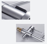 Pull Down Sprayer Kitchen Faucet 2-Handle Bar Faucet with Supply Lines Clearhalo 'Home Improvement' 'home_improvement' 'home_improvement_kitchen_faucets' 'Kitchen Faucets' 'Kitchen Remodel & Kitchen Fixtures' 'Kitchen Sinks & Faucet Components' 'kitchen_faucets' 6558243