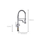 Pull Down Sprayer Kitchen Faucet 2-Handle Bar Faucet with Supply Lines Clearhalo 'Home Improvement' 'home_improvement' 'home_improvement_kitchen_faucets' 'Kitchen Faucets' 'Kitchen Remodel & Kitchen Fixtures' 'Kitchen Sinks & Faucet Components' 'kitchen_faucets' 6558245