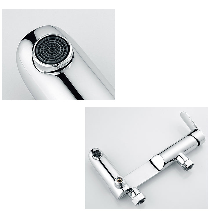 Tub Spout Trim Bathroom Wall Mounted One Handle Bathtub Faucet Clearhalo 'Bathroom Remodel & Bathroom Fixtures' 'Bathtub Faucets' 'bathtub_faucets' 'Home Improvement' 'home_improvement' 'home_improvement_bathtub_faucets' 6558323