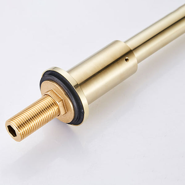 Contemporary Deck Mounted Metal Freestanding Tub Filler High Arc Freestanding Faucet Clearhalo 'Bathroom Remodel & Bathroom Fixtures' 'Bathtub Faucets' 'bathtub_faucets' 'Home Improvement' 'home_improvement' 'home_improvement_bathtub_faucets' 6558442