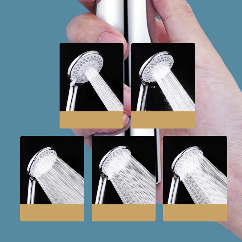 Modern Shower System Handle Lever Wall Mounted Spot Resist Copper Shower System Clearhalo 'Bathroom Remodel & Bathroom Fixtures' 'Home Improvement' 'home_improvement' 'home_improvement_shower_faucets' 'Shower Faucets & Systems' 'shower_faucets' 'Showers & Bathtubs Plumbing' 'Showers & Bathtubs' 6558659