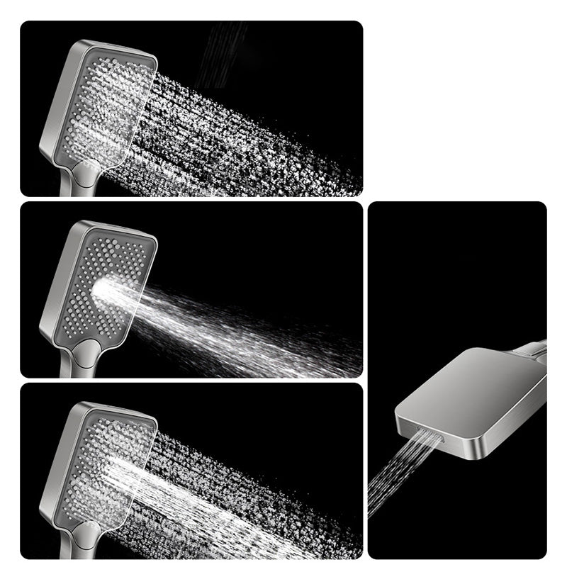 Modern Shower Set Slide Bar Handheld Shower Head Wall Mounted Shower System Clearhalo 'Bathroom Remodel & Bathroom Fixtures' 'Home Improvement' 'home_improvement' 'home_improvement_shower_faucets' 'Shower Faucets & Systems' 'shower_faucets' 'Showers & Bathtubs Plumbing' 'Showers & Bathtubs' 6558690