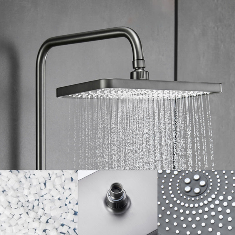 Modern Shower Set Slide Bar Dual Shower Head Thermostatic Wall Mounted Shower System Clearhalo 'Bathroom Remodel & Bathroom Fixtures' 'Home Improvement' 'home_improvement' 'home_improvement_shower_faucets' 'Shower Faucets & Systems' 'shower_faucets' 'Showers & Bathtubs Plumbing' 'Showers & Bathtubs' 6558728