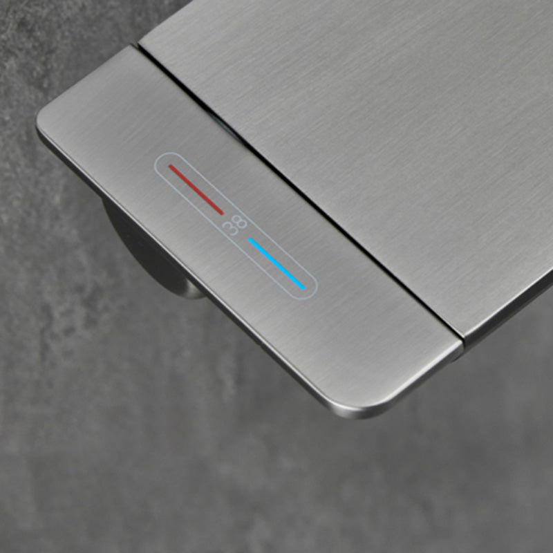 Modern Shower Set Slide Bar Dual Shower Head Thermostatic Wall Mounted Shower System Clearhalo 'Bathroom Remodel & Bathroom Fixtures' 'Home Improvement' 'home_improvement' 'home_improvement_shower_faucets' 'Shower Faucets & Systems' 'shower_faucets' 'Showers & Bathtubs Plumbing' 'Showers & Bathtubs' 6558732