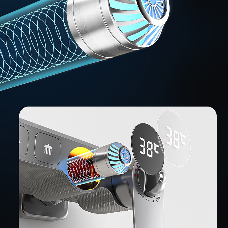 Contemporary Shower Set Dual Shower Head Slide Bar Thermostatic Wall Mounted Shower System Clearhalo 'Bathroom Remodel & Bathroom Fixtures' 'Home Improvement' 'home_improvement' 'home_improvement_shower_faucets' 'Shower Faucets & Systems' 'shower_faucets' 'Showers & Bathtubs Plumbing' 'Showers & Bathtubs' 6558768