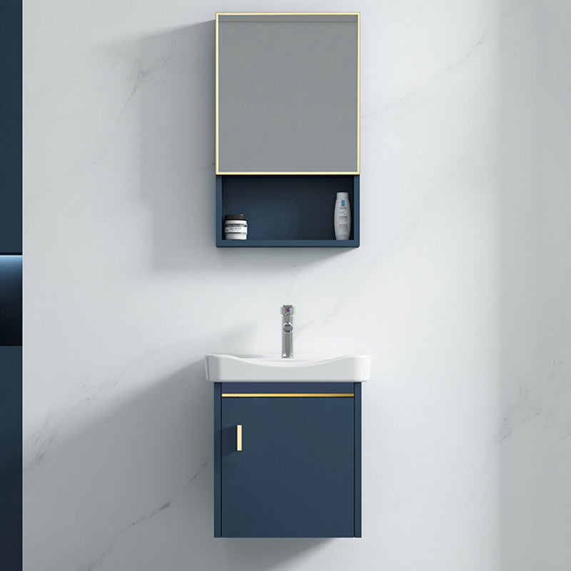 Modern Wall-mounted Bathroom Vanity Cabinet with Soft Close Door Clearhalo 'Bathroom Remodel & Bathroom Fixtures' 'Bathroom Vanities' 'bathroom_vanities' 'Home Improvement' 'home_improvement' 'home_improvement_bathroom_vanities' 6558823