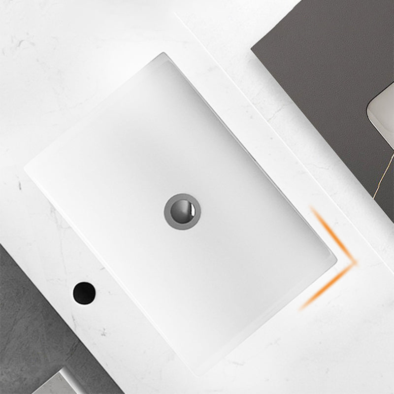 Gorgeous Black Sink Vanity Wooden Wall-Mounted Bathroom Vanity Cabinet with Mirror Clearhalo 'Bathroom Remodel & Bathroom Fixtures' 'Bathroom Vanities' 'bathroom_vanities' 'Home Improvement' 'home_improvement' 'home_improvement_bathroom_vanities' 6558939