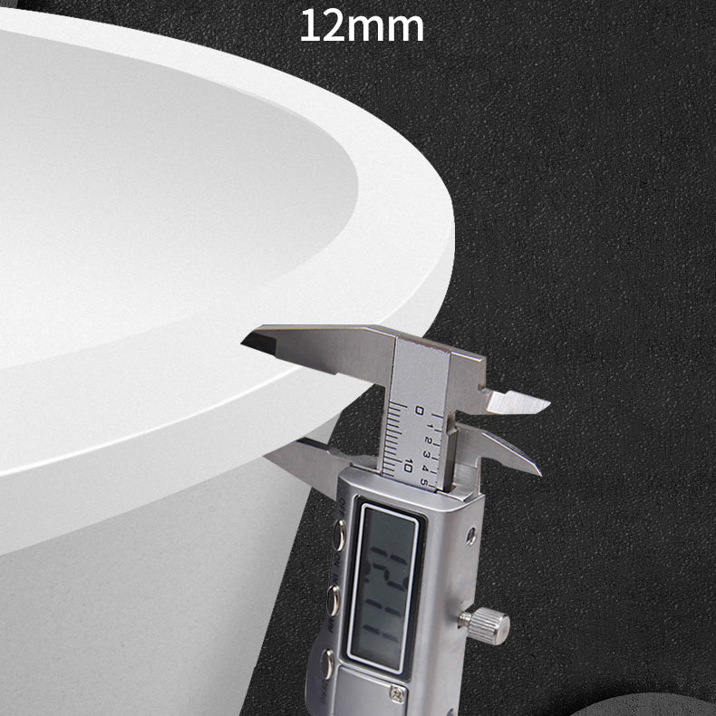 White Single Bowl Kitchen Sink with Drain Strainer Kit 1 Holes Sink Clearhalo 'Home Improvement' 'home_improvement' 'home_improvement_kitchen_sinks' 'Kitchen Remodel & Kitchen Fixtures' 'Kitchen Sinks & Faucet Components' 'Kitchen Sinks' 'kitchen_sinks' 6559171