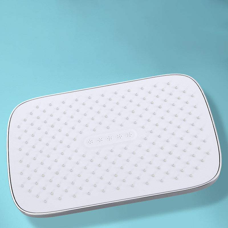 Modern Bathroom Standard Shower Head Rain Fall Square Ceiling Mounted Shower Head Clearhalo 'Bathroom Remodel & Bathroom Fixtures' 'Home Improvement' 'home_improvement' 'home_improvement_shower_heads' 'Shower Heads' 'shower_heads' 'Showers & Bathtubs Plumbing' 'Showers & Bathtubs' 6559438