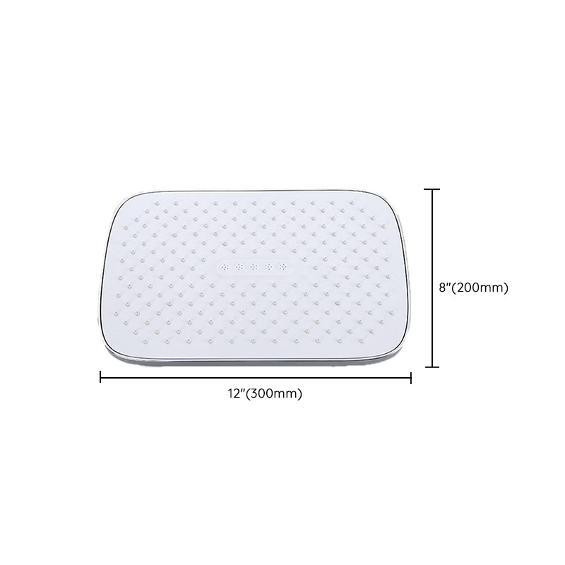 Modern Bathroom Standard Shower Head Rain Fall Square Ceiling Mounted Shower Head Clearhalo 'Bathroom Remodel & Bathroom Fixtures' 'Home Improvement' 'home_improvement' 'home_improvement_shower_heads' 'Shower Heads' 'shower_heads' 'Showers & Bathtubs Plumbing' 'Showers & Bathtubs' 6559455