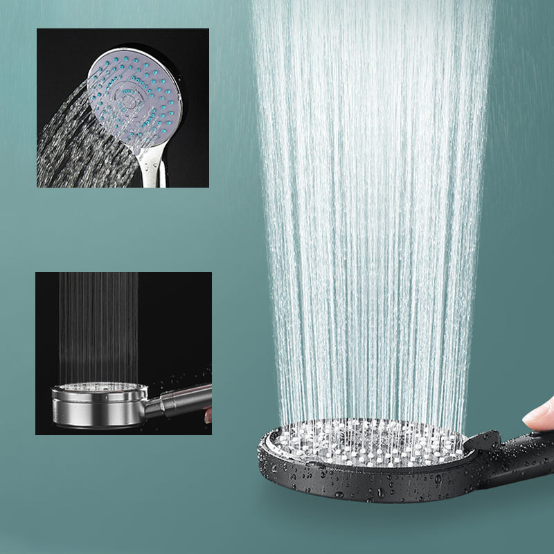 Bathroom Shower Head 3-Jet Massage Wall Mounted Round Shower Head Clearhalo 'Bathroom Remodel & Bathroom Fixtures' 'Home Improvement' 'home_improvement' 'home_improvement_shower_heads' 'Shower Heads' 'shower_heads' 'Showers & Bathtubs Plumbing' 'Showers & Bathtubs' 6559463