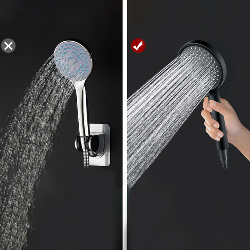 Bathroom Shower Head 3-Jet Massage Wall Mounted Round Shower Head Clearhalo 'Bathroom Remodel & Bathroom Fixtures' 'Home Improvement' 'home_improvement' 'home_improvement_shower_heads' 'Shower Heads' 'shower_heads' 'Showers & Bathtubs Plumbing' 'Showers & Bathtubs' 6559468