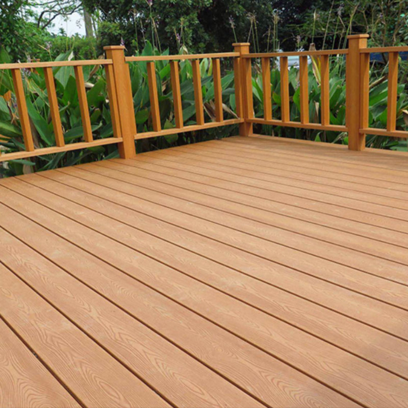 Rectangle Nail Wood Flooring Traditional Wooden Floor for Patio Garden Clearhalo 'Flooring 'Hardwood Flooring' 'hardwood_flooring' 'Home Improvement' 'home_improvement' 'home_improvement_hardwood_flooring' Walls and Ceiling' 6560980