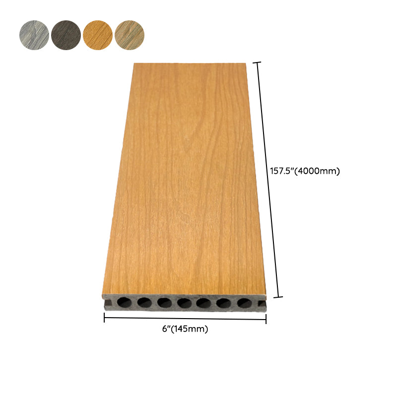 Rectangle Nail Wood Flooring Traditional Wooden Floor for Patio Garden Clearhalo 'Flooring 'Hardwood Flooring' 'hardwood_flooring' 'Home Improvement' 'home_improvement' 'home_improvement_hardwood_flooring' Walls and Ceiling' 6560985