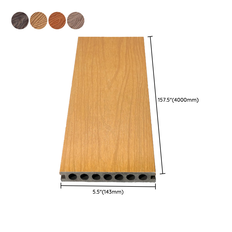 Rectangle Nail Wood Flooring Traditional Wooden Floor for Patio Garden Clearhalo 'Flooring 'Hardwood Flooring' 'hardwood_flooring' 'Home Improvement' 'home_improvement' 'home_improvement_hardwood_flooring' Walls and Ceiling' 6560986