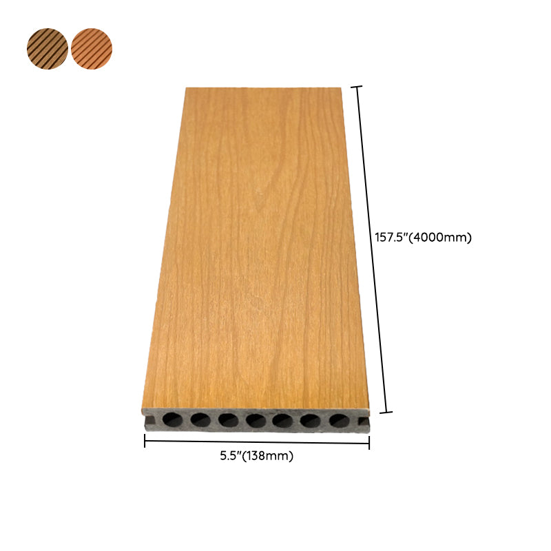 Rectangle Nail Wood Flooring Traditional Wooden Floor for Patio Garden Clearhalo 'Flooring 'Hardwood Flooring' 'hardwood_flooring' 'Home Improvement' 'home_improvement' 'home_improvement_hardwood_flooring' Walls and Ceiling' 6560987