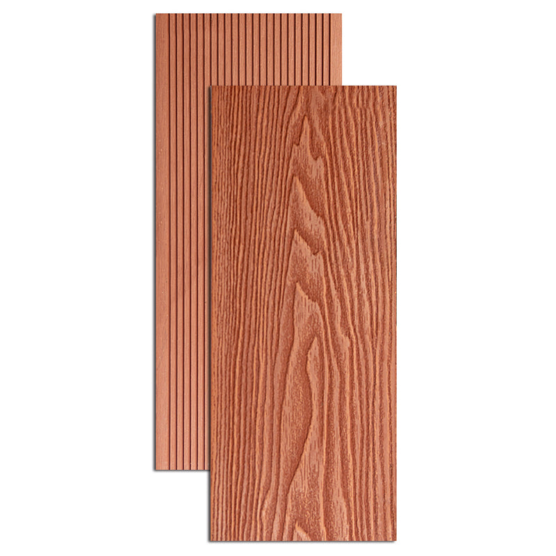 Tradition Engineered Flooring Water Resistant Wooden Floor for Patio Garden Orange-Red Clearhalo 'Flooring 'Hardwood Flooring' 'hardwood_flooring' 'Home Improvement' 'home_improvement' 'home_improvement_hardwood_flooring' Walls and Ceiling' 6561074