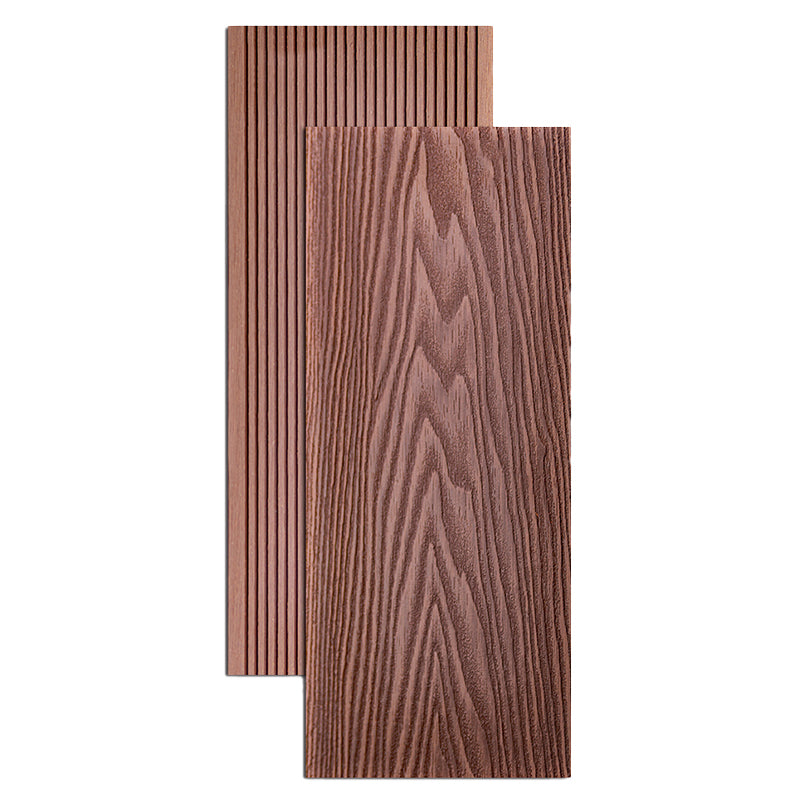 Tradition Engineered Flooring Water Resistant Wooden Floor for Patio Garden Red Brown Clearhalo 'Flooring 'Hardwood Flooring' 'hardwood_flooring' 'Home Improvement' 'home_improvement' 'home_improvement_hardwood_flooring' Walls and Ceiling' 6561075