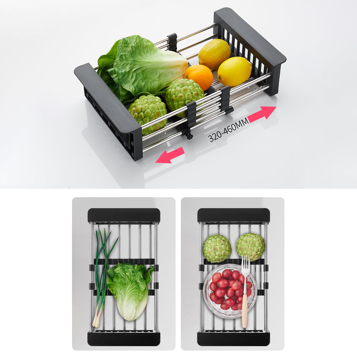 Black Quartz Kitchen Sink Contemporary Single Bowl Sink with Basket Strainer Clearhalo 'Home Improvement' 'home_improvement' 'home_improvement_kitchen_sinks' 'Kitchen Remodel & Kitchen Fixtures' 'Kitchen Sinks & Faucet Components' 'Kitchen Sinks' 'kitchen_sinks' 6561153