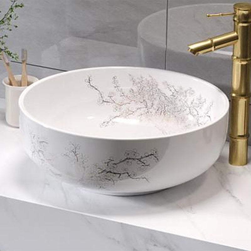 Contemporary Vanity Sink Wall-Mounted Bathroom Vanity Cabinet with Mirror Clearhalo 'Bathroom Remodel & Bathroom Fixtures' 'Bathroom Vanities' 'bathroom_vanities' 'Home Improvement' 'home_improvement' 'home_improvement_bathroom_vanities' 6561948