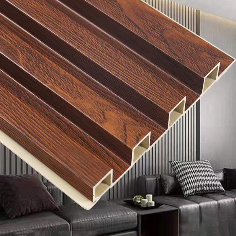 Paneles de madera modernos, tablones de madera para interiores de pared  lisa, juego de 5