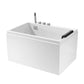 Acrylic Rectangular Bath Tub with Faucet Modern White Tub with Internal Drain Clearhalo 'Bathroom Remodel & Bathroom Fixtures' 'Bathtubs' 'Home Improvement' 'home_improvement' 'home_improvement_bathtubs' 'Showers & Bathtubs' 6563245