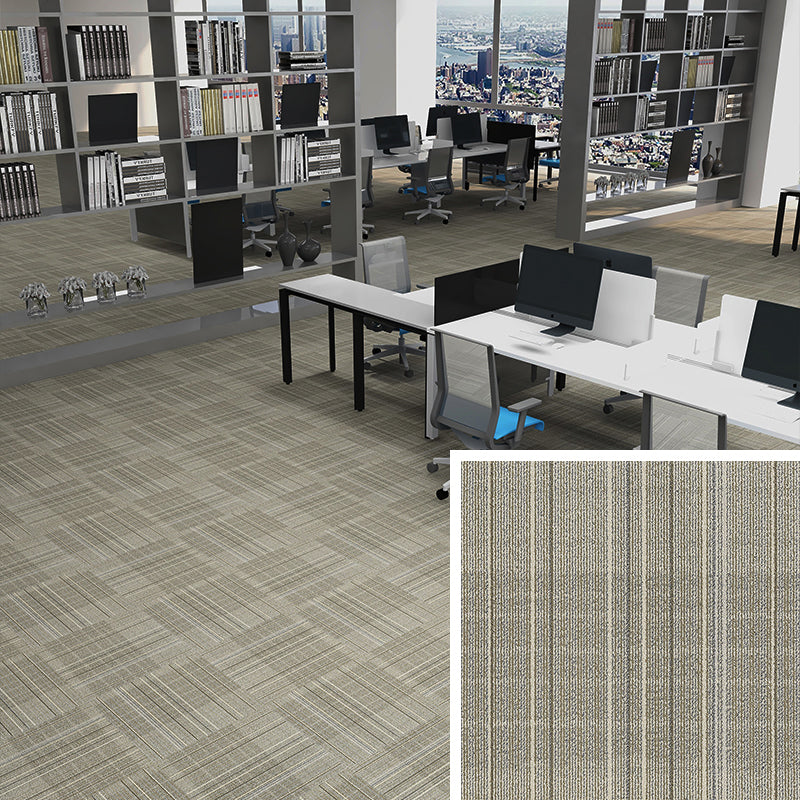 Simple Nylon Carpet Tile Office Meeting Room Stitching Carpet Floor Tile Green-Pink-Gray Clearhalo 'Carpet Tiles & Carpet Squares' 'carpet_tiles_carpet_squares' 'Flooring 'Home Improvement' 'home_improvement' 'home_improvement_carpet_tiles_carpet_squares' Walls and Ceiling' 6576670