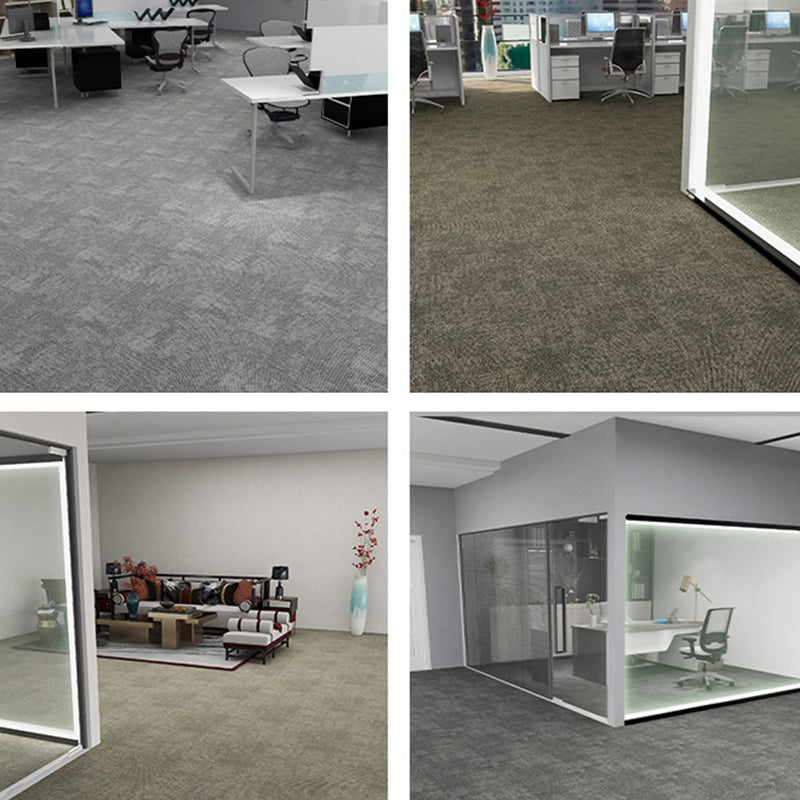 Simple Nylon Carpet Tile Office Meeting Room Stitching Carpet Floor Tile Clearhalo 'Carpet Tiles & Carpet Squares' 'carpet_tiles_carpet_squares' 'Flooring 'Home Improvement' 'home_improvement' 'home_improvement_carpet_tiles_carpet_squares' Walls and Ceiling' 6576682