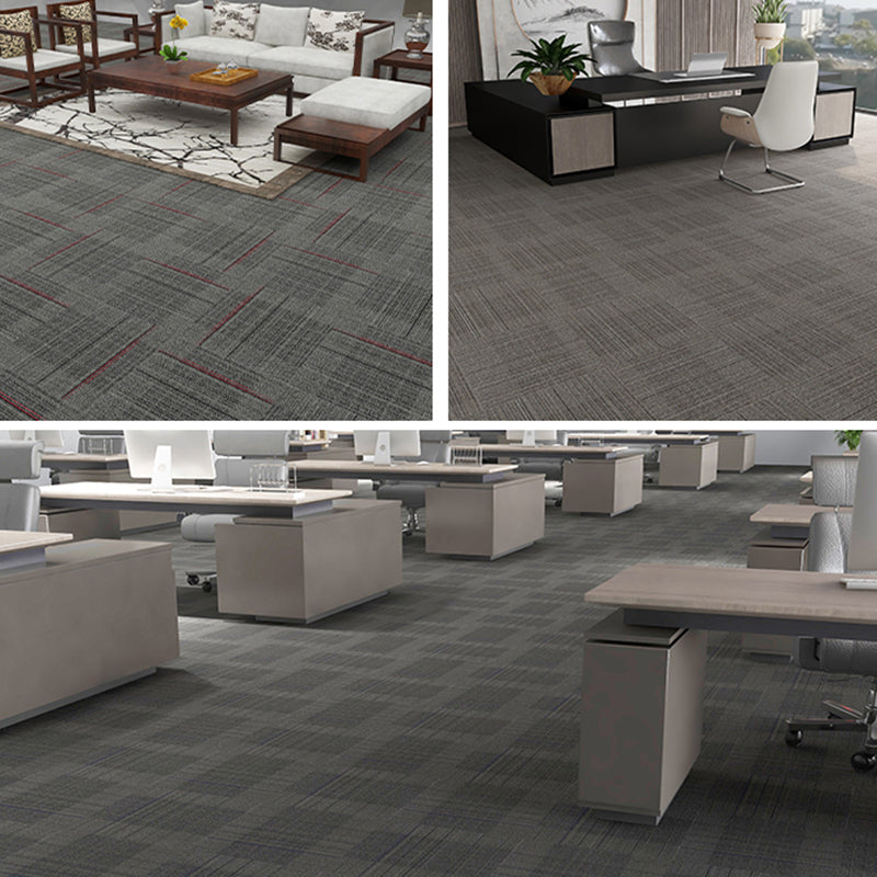 Simple Nylon Carpet Tile Office Meeting Room Stitching Carpet Floor Tile Clearhalo 'Carpet Tiles & Carpet Squares' 'carpet_tiles_carpet_squares' 'Flooring 'Home Improvement' 'home_improvement' 'home_improvement_carpet_tiles_carpet_squares' Walls and Ceiling' 6576689