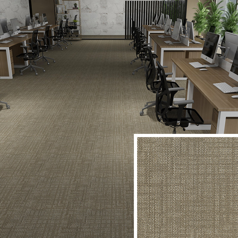 Simple Nylon Carpet Tile Office Meeting Room Stitching Carpet Floor Tile Camel Clearhalo 'Carpet Tiles & Carpet Squares' 'carpet_tiles_carpet_squares' 'Flooring 'Home Improvement' 'home_improvement' 'home_improvement_carpet_tiles_carpet_squares' Walls and Ceiling' 6576698