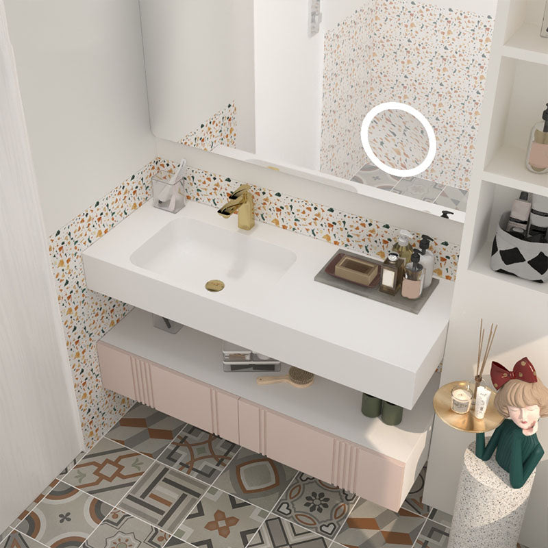 Modern Undermount Bathroom Sink Rectangular Pop-Up Drain Wash Stand without Faucet Clearhalo 'Bathroom Remodel & Bathroom Fixtures' 'Bathroom Sinks & Faucet Components' 'Bathroom Sinks' 'bathroom_sink' 'Home Improvement' 'home_improvement' 'home_improvement_bathroom_sink' 6577144
