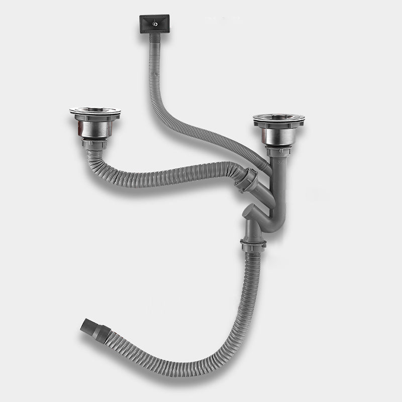 Modern Style Kitchen Sink Stainless Steel All-in-one Kitchen Sink with Frame Clearhalo 'Home Improvement' 'home_improvement' 'home_improvement_kitchen_sinks' 'Kitchen Remodel & Kitchen Fixtures' 'Kitchen Sinks & Faucet Components' 'Kitchen Sinks' 'kitchen_sinks' 6577450