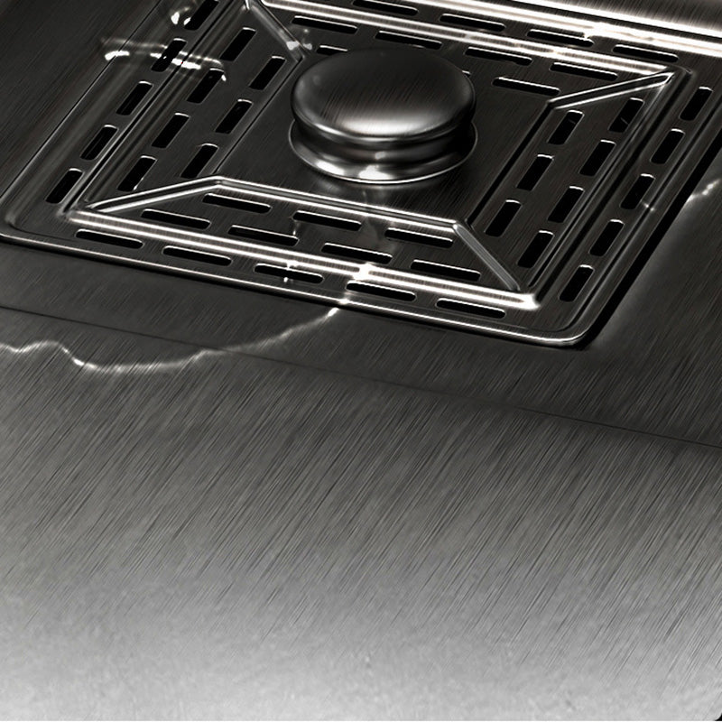 Modern Style Kitchen Sink Stainless Steel Kitchen Sink with Right Drain Placement Clearhalo 'Home Improvement' 'home_improvement' 'home_improvement_kitchen_sinks' 'Kitchen Remodel & Kitchen Fixtures' 'Kitchen Sinks & Faucet Components' 'Kitchen Sinks' 'kitchen_sinks' 6577478