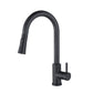 Pull Down Sprayer Kitchen Faucet 1-Handle Touch Bar Faucet with Supply Lines Clearhalo 'Home Improvement' 'home_improvement' 'home_improvement_kitchen_faucets' 'Kitchen Faucets' 'Kitchen Remodel & Kitchen Fixtures' 'Kitchen Sinks & Faucet Components' 'kitchen_faucets' 6577595